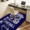 Büroteppich Ethan All Star Fußballmannschaftsname Helm & Ball Design Sofateppich, Stuhlmatte zum Schutz