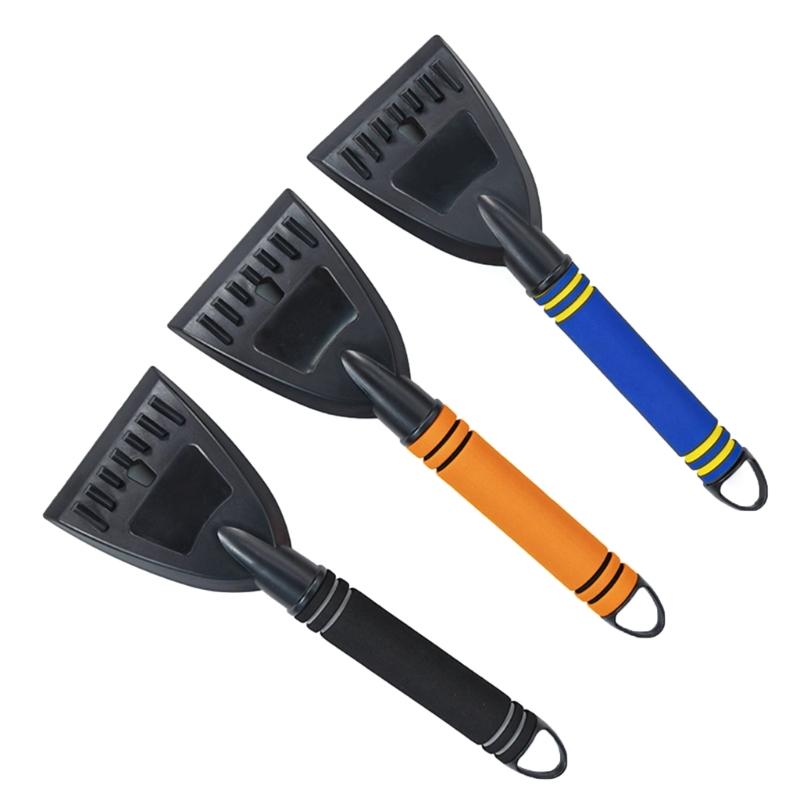 Snow Shovel for Car Ice Scraper for Car Windshield Snow Broom with Squeegee Foam Grip Snow Brush Shovel for Car Truck