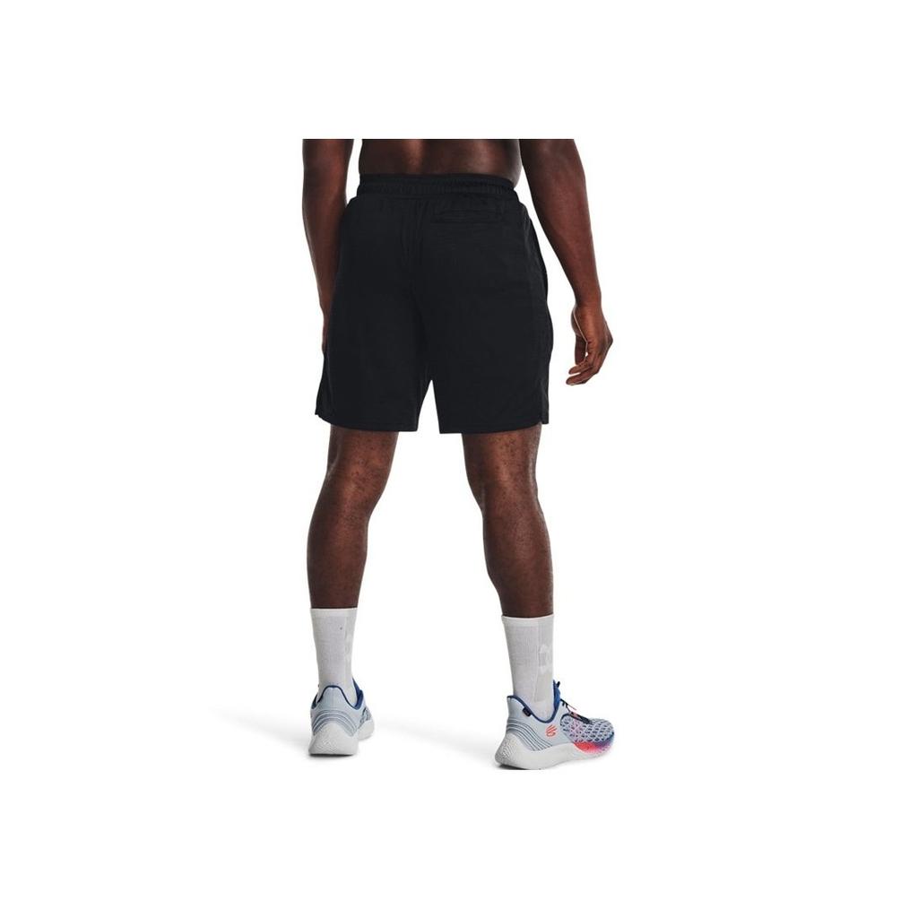 Under Armour Curry Woven Solid Basketball Shorts Men Shorts Black 1370228-001