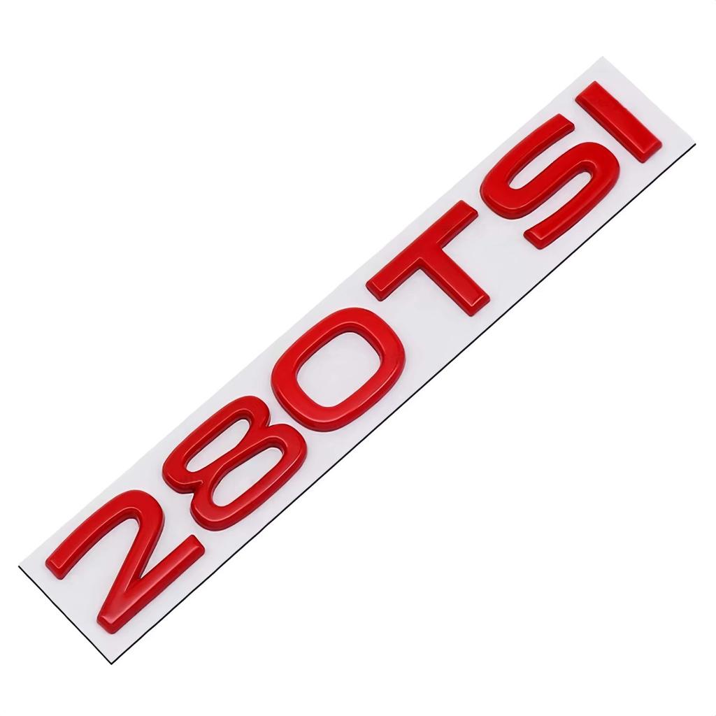 3D Metal 4MOTION 230TSI 280TSI 330TSI 380TSI Logo Badge Sticker Car Rear Trunk Emblem Decal