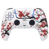 eXtremeRate LUNA PS5 Controller Replacement Front Shell and DIY Replacement Housing Shell and Touchpad Cover Plum Pattern (BDM-010, BDM-020, BDM-030,