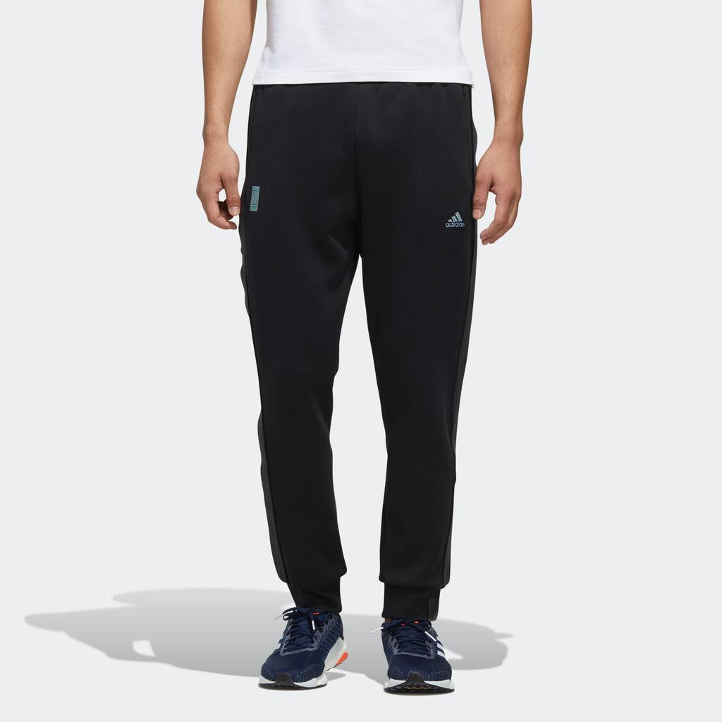 Adidas Essential Logo Cuff Sweat Pants Men Bottoms Black FM9337