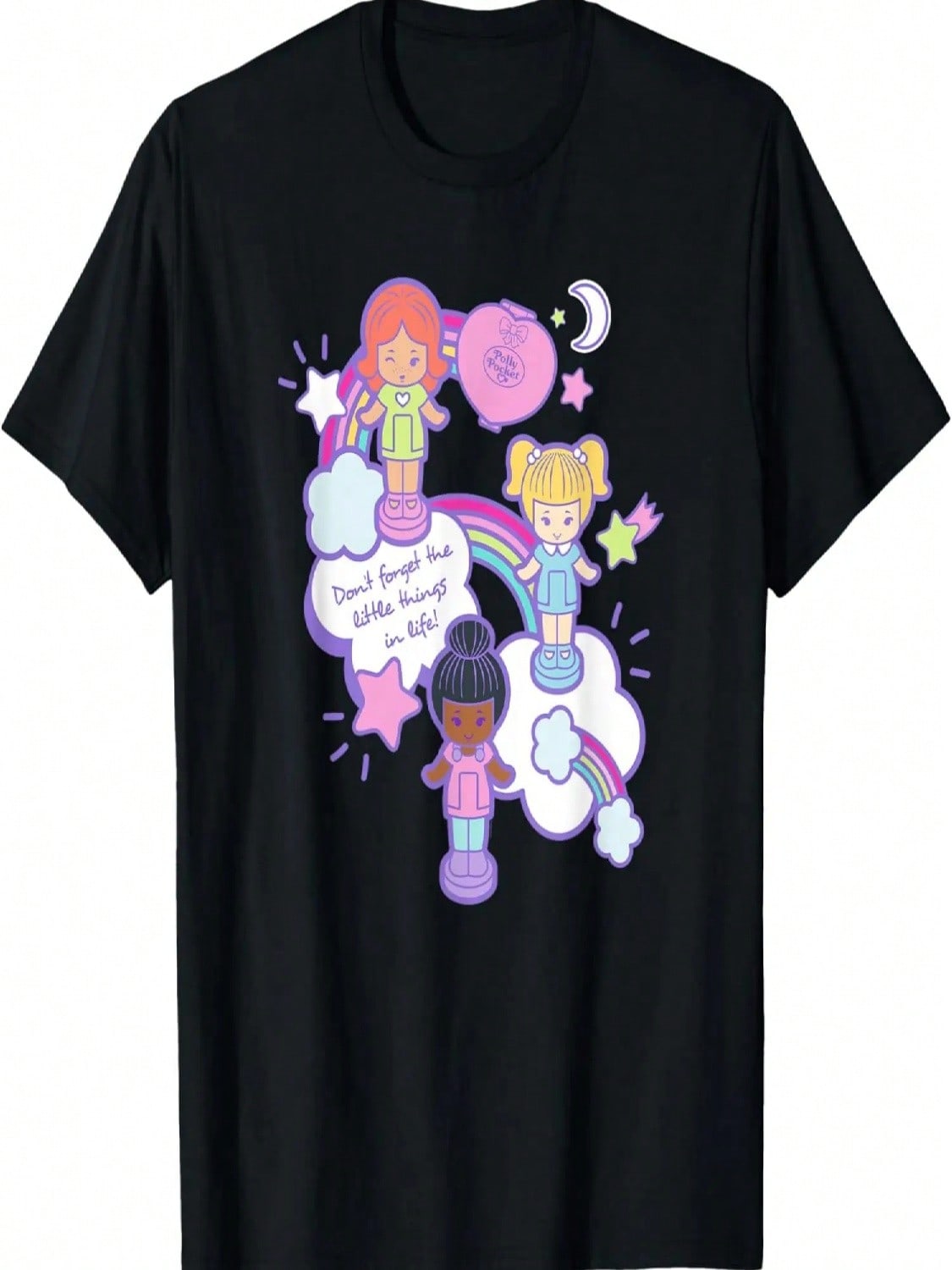 Polly Pocket - Don t Forget The Little Things In Life T-Shirt S разноцветный