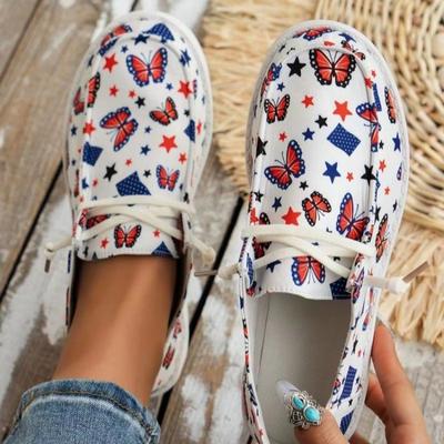 Fashion Women Canvas Shoes Lace Up Sneakers Ladies Loafers Soft Breathable Casual Shoes Solid Female Flat Shoes