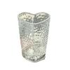 Shangqi Heart-shaped Hammered Glass Tumbler Set
