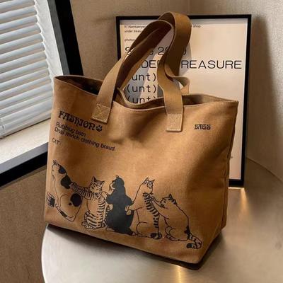 Bolsa Tote de Lona Feminina Moderna Espaçosa Durável Bolsa de Ombro com Fecho de Zíper e Design Clássico Perfeita para o Trabalho