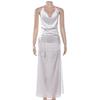 2026 Spring European & American Halter Slim Open-Back Strappy Dress