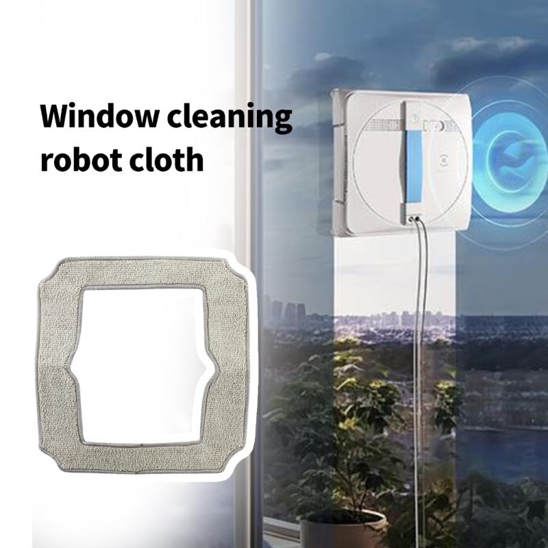 8Pcs Window Robot Vacuum Cleaner Mop Cloth Rags Dry Wet Mopping Pads for Mini Window Robotic Vacuum Cleaner Parts