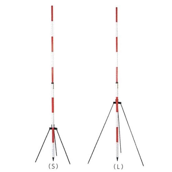 Hibiscus Pole Holder S Tripod Type Leg Length Civil Cadastral Survey PH-S, 490mm, Leveling, Engineering,