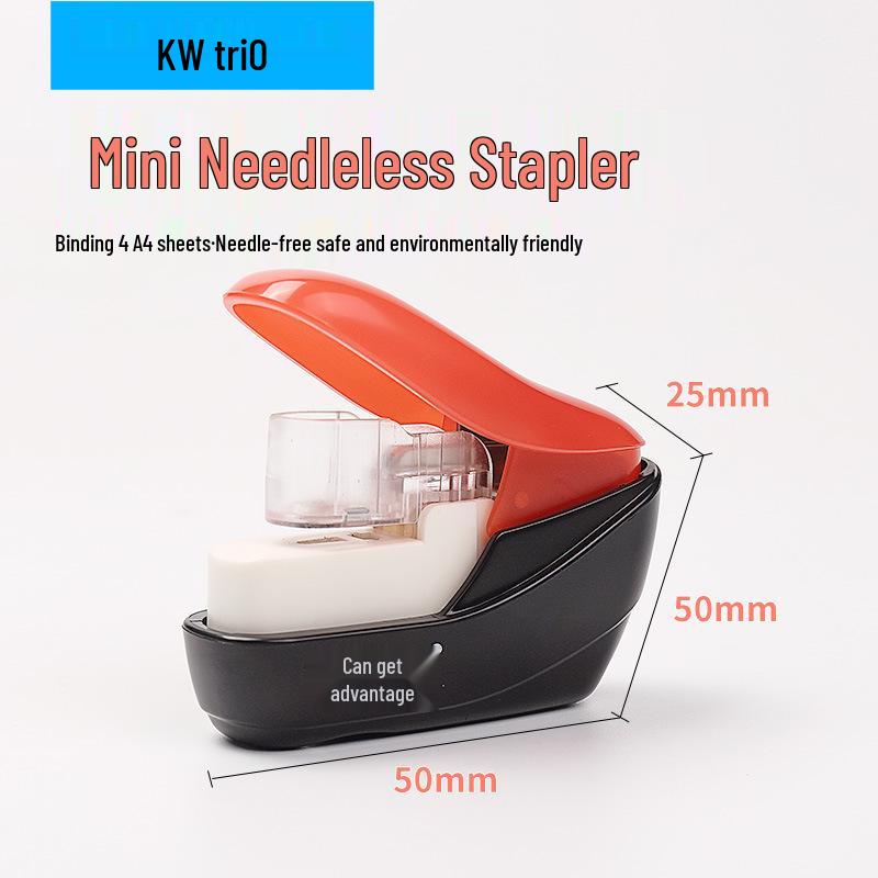 Kedeyou 5399 Kompakt Zımbasız Zımba - Öğrenciler İçin Enerji Tasarruflu Ciltleme Aracı