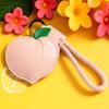 Cartoon Cherry Keychain Fruit Car Keyring Funny PU Leather Bag Pendant  Students