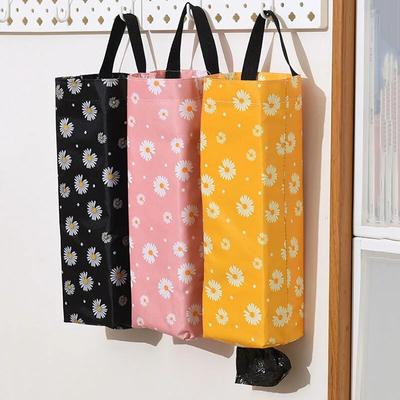 Grocery Bag Holder Wall Mount Plastic Bag Holder Dispenser Hanging Storage Trash Garbage Bag Holder Home Kitchen Organizer