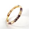 Willow Leaf Chinese Bamboo Joint Bangle Grid Bamboo Women's Hand Bracelet  Ladies
