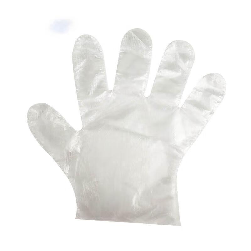 Zhongge Disposable Thickened Transparent PE Gloves
