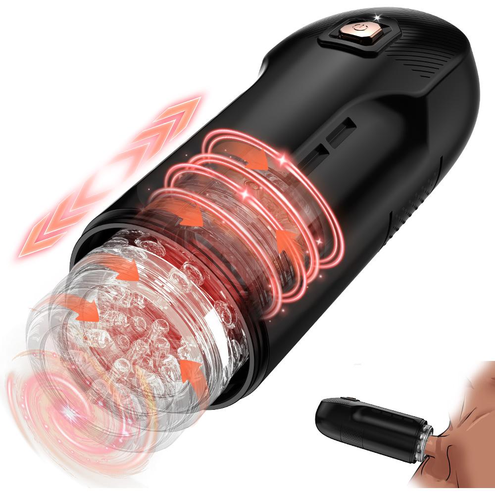 Male Masturbation Cup Penis Vibration Vagina Massage Pussy Sucking Thrusting Male Masturbator Sexmachine Sex Toys Adult for Men