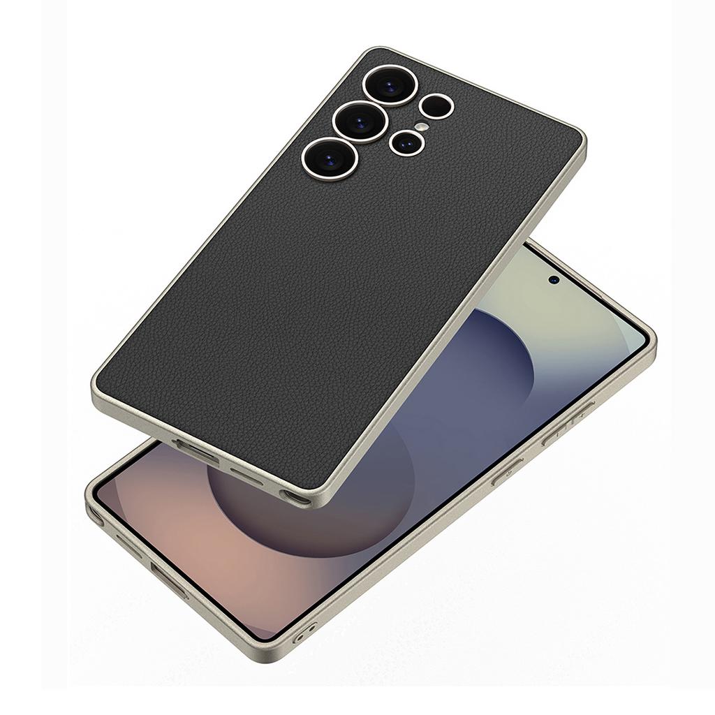 For Samsung Galaxy S24 Ultra Case Fur PU+TPU+PC Shockproof Phone Cover