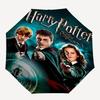 1pc Harry Potter, Phoenix Automatic Folding Umbrella - Compact 8-Rib Design, Durable Plastic & Iron1385L