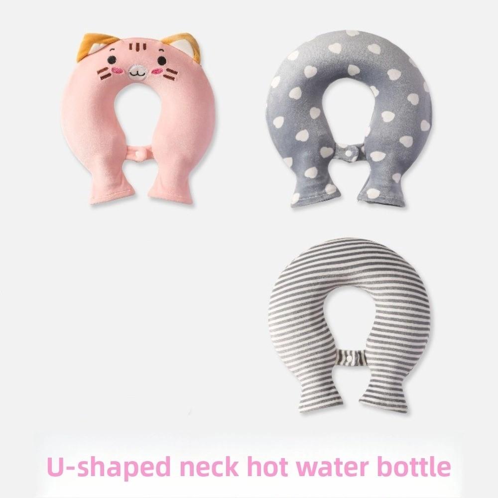 Portable Hot-water Bag Neck Support Thickened Neck Protector Icy Cooling Neck Bag  Office