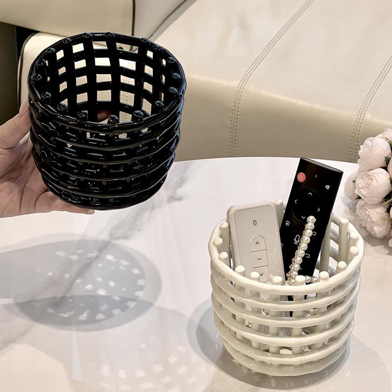 1 Stück Make-up Pinsel Aufbewahrungskartusche Zuhause Make-up Pinsel Aufbewahrungskorb Schreibtisch Stiftehalter Küche Essstäbchen & Löffel Abtropfgestell