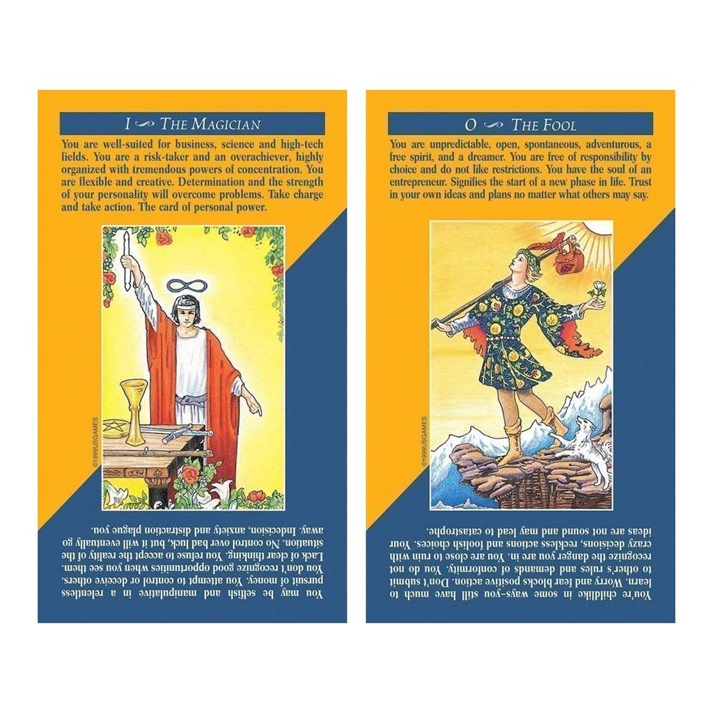 Kancharo Tarot Card Set (78 Cards) [Quick & Easy Tarot] Includes Japanese Tarot Card Instructions & Pouch (Authentic)