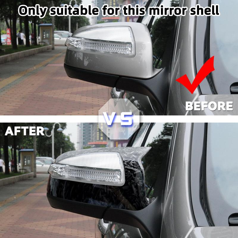 Rearview Mirror Cover Side For Mercedes Benz C Class W204 S204 Viano Vito W639 ML W164 2007-2014 Rear View Mirror Trim Caps