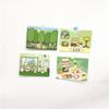 Korean Cute Bear Diary Decoration: INS Style Postcard & Wall Sticker Set