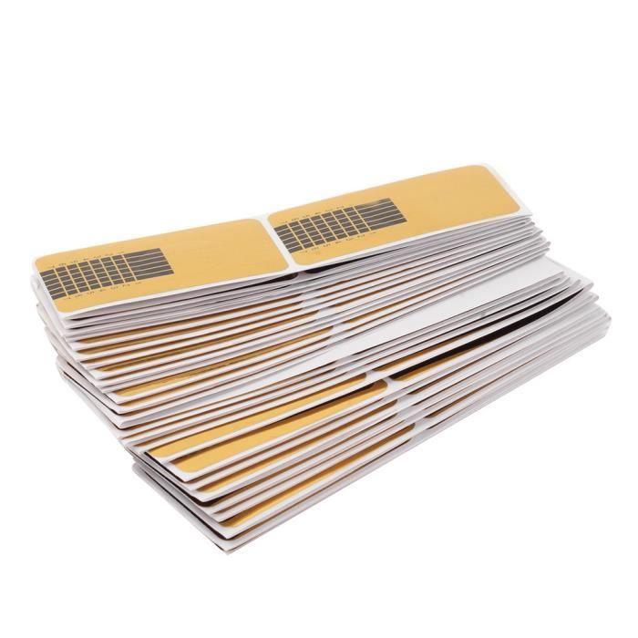 Outils Nail Art ongle 100 pcs Autocollants Conseils Extension UV Acrylique