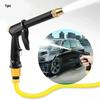 1pc Portable High-Pressure Water Hose Nozzle - Adjustable Spray for Garden, Car Washing & Pet Cleaning Tools