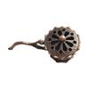Metal Lotus Incense Burner with Handle Hollow Out Incense Holder Classical Elegance Ancient Style Aroma Furnace