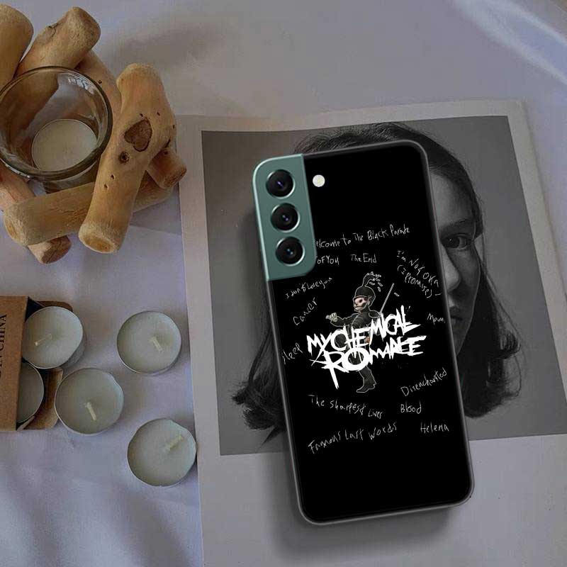 My Chemical Romance MCR Phone Case For Samsung Galaxy S22 S25 Ultra S21 S10 Plus S26 Edge S20 S23 S24 FE Cover Silicone Soft