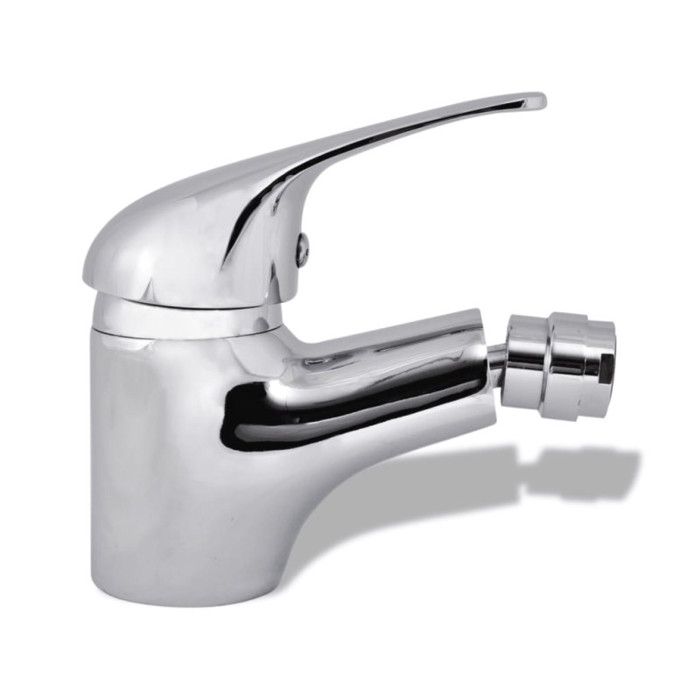 Robinet de bidet de salle de bain - VIDAXL - Monotrou - Métal - Chrome