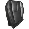 Driver or Passenger Bottom Replacement Leather Seat Cover Black Compatible with 2007 2008 2009 2010 2011 2012 2013 2014 Chevy Silverado Tahoe