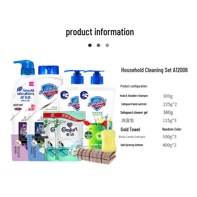 Multi-Brand Household Essentials Set