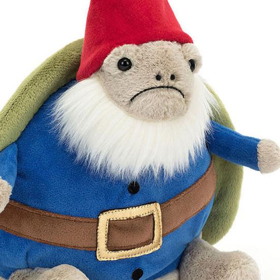 Sköldpadda Tomte Dekor Plyschleksak Mjuk Trädgårdskudde Följeslagare Gåva för