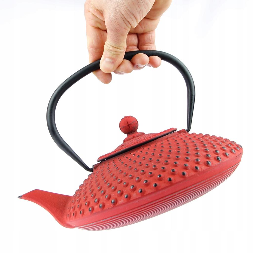 KETTLE, CAST IRON, TEA INFuser