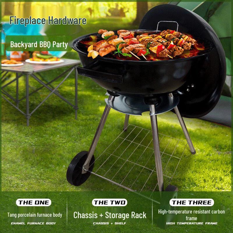 ZhiShi Portable Multi-functional Camping Charcoal Grill
