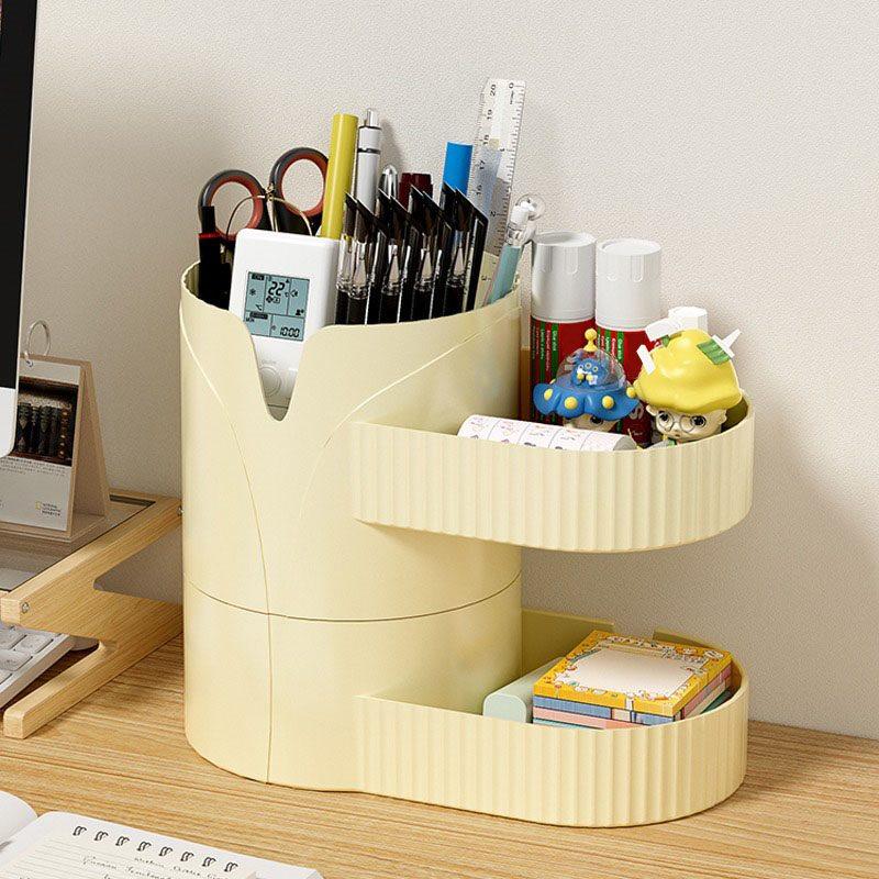 1pcs Pen holder, office desktop storage box, oversized stationery sorting rack, large capacity