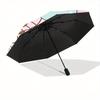 Colorful Balloons Hello Kitty Automatic Opening and Closing Umbrella - Lightweight 3-Fold Design, Suitable for Fans, Travel, Daily Use - Official Prod