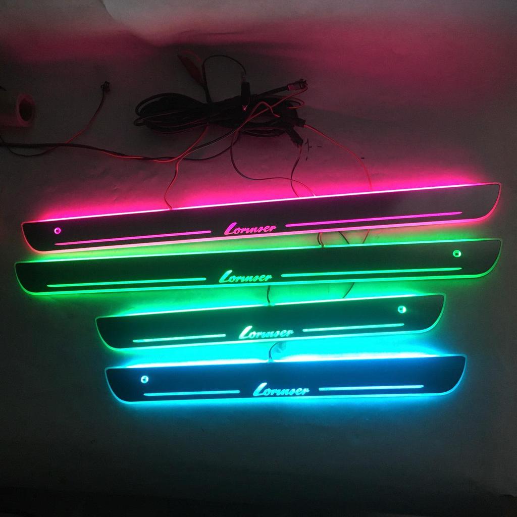 Non-Destructive Induction Lorinser Dynamic LED Light Sill Strips Welcome Pedals