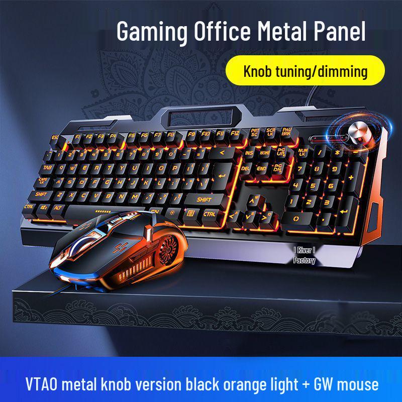 Esports Gaming Wired Keyboard, Mouse, and Headset Set