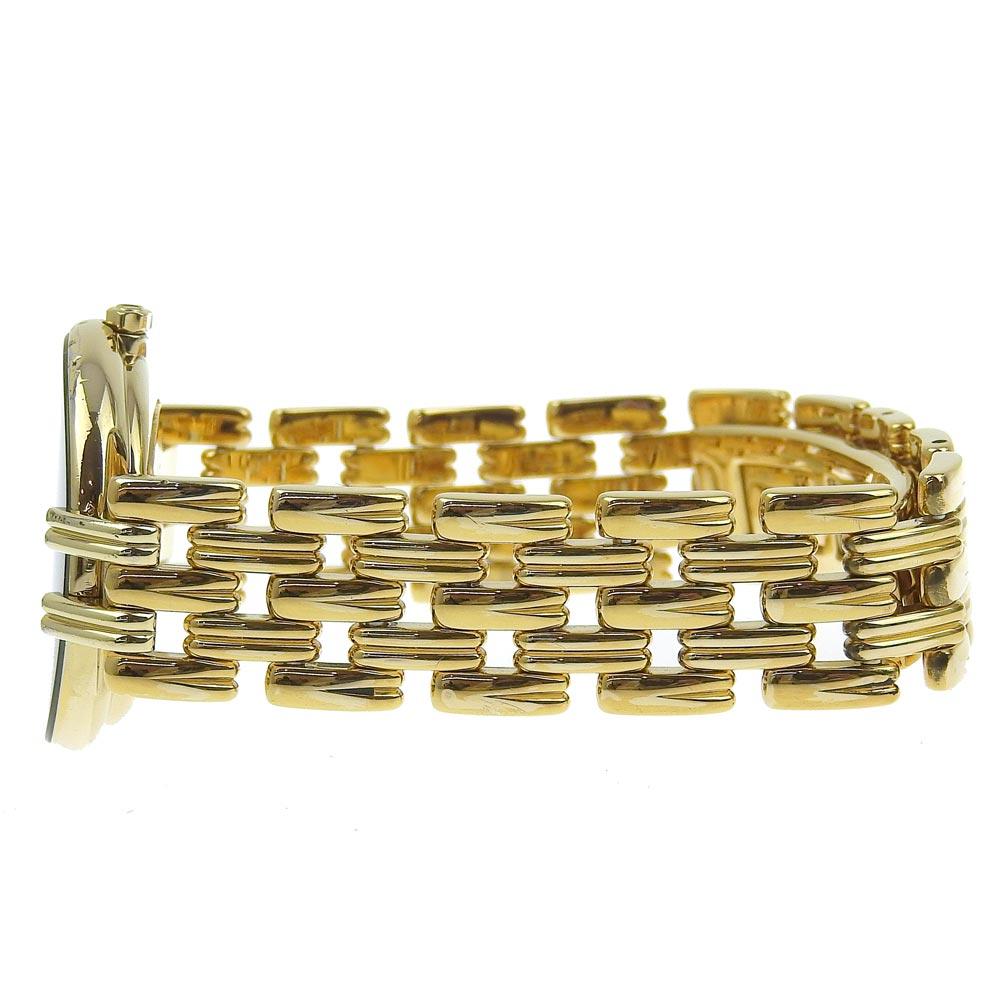 Dior Bakira Uhren D46-154-4 schwarzes Zifferblatt Vergoldet Quarz Analoganzeige Damen Gebraucht