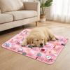 Anti Bite Pet Cooling Mat Non-Slip Pet Ice Cushion Floor Mat Cool Nest  for Small Dogs