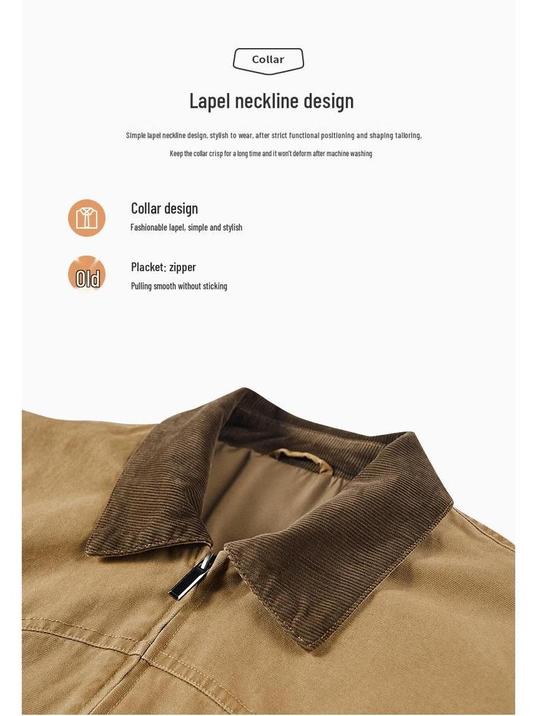 2025 Herren American Retro Reversjacke – Trendy, Vielseitig, Lässige lockere Passform für den Frühling