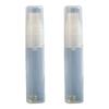 2 Pcs Refillable Acrylic Paint Markers 15mm Flat Head Empty Acrylic Markers Fillable Paint Pen Clear Pen Tube for Art