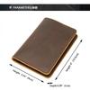 European American Crazy Horse Leather Men's Bag Real Pickup Multiple Card Slots Retro Top Layer Cowhide Wallet Passport