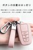 Key Case for Toyota Smart Key Case Key Cover 3 Button Genuine Leather Specially Designed for Toyota Prius 50 Series Key Cover Suitable for New Corolla