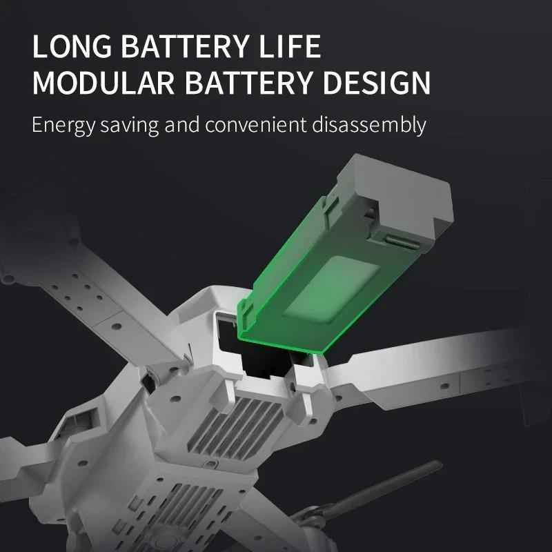 2025 New E88 Air Screen Controlled Lighting Mini Drone 4K Dual Camera Optical Flow Remote Control Aircraft By KBDFA Tech