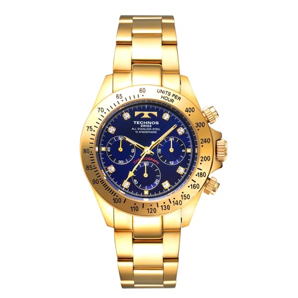 

Часы Technos Premium Gold Navy Blue TGM639GN