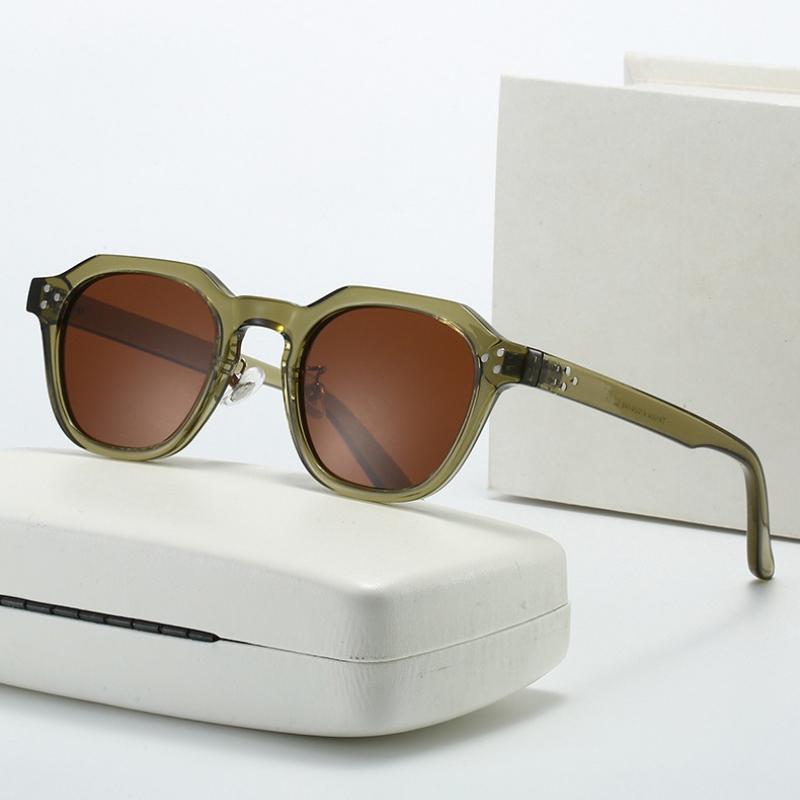 Retro Trend Niche  Polarised Sunglasses Unisex Uv Resistant Magnificent Sturdy And Durable Full Frame Uv400 Glasses