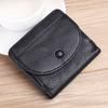Women's Genuine Leather Top Layer Cowhide Coin Card Holder Wallet Multi-functional Coin Lady Purses